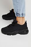 Tonny Black Siyah Unisex Spor Ayakkabı Zyp Siyah-43
