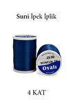 Oyalı 4 Kat Suni İpek İplik İğne Oyası Boncuk İpi Tığ Oyası No:2530
