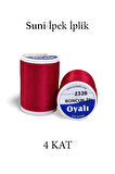 Oyalı 4 Kat Suni İpek İplik İğne Oyası Boncuk İpi Tığ Oyası No:2328