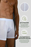 Bambu Boxer Erkek Beyaz