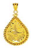 Cigold Taşlı Kolye Ucu 14 Ayar Altın 7,71 Gr OA-7535