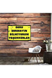 Ahşap Retro Mdf Poster , Komik Sözler , Duvar Yazıları , Manzara ,  Tarih , Edebiyat - Tbl0587