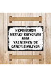 Ahşap Retro Mdf Poster , Komik Sözler , Duvar Yazıları , Manzara ,  Tarih , Edebiyat - Tbl0609