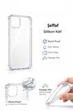Samsung Galaxy A71 Uyumlu Şeffaf Silikon Telefon Kılıfı Esnek Darbe Koruyucu