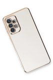 Newface Samsung Galaxy A53 5G Kılıf Volet Silikon - Beyaz