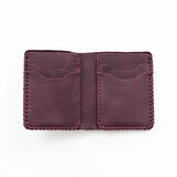 Gaia El Yapımı Hakiki Deri Para Bölmeli Kartlık Unisex Kadın Erkek Cüzdan