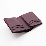 Gaia El Yapımı Hakiki Deri Para Bölmeli Kartlık Unisex Kadın Erkek Cüzdan