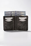 Gaia El Yapımı Hakiki Deri Para Bölmeli Kartlık Unisex Kadın Erkek Cüzdan
