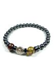 Hematit ve Doğal Taş Kombinli Bileklik Model No:464