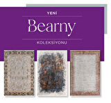 Royal Halı Bearny TD01D Gri Antrasit Viskon Akrilik Yumuşak Dokulu Modern Halı