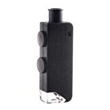 Mini 60x 100x Zoom Lens Odak Takı Led Cep Mikroskop Büyüteç