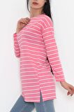 Çizgili Tunik Pembe - 11313.1567.