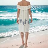  Beach Breeze Peştemal Deniz Elbisesi %100 Pamuk
