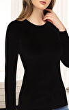 Tutku Elit 2203 Uzun Kol Sıfır Yaka Pamuk Kadın Body 2 Adet