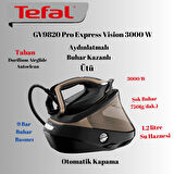 TEFAL 9 Bar Akıllı Aydınlatma Teknolojisi GV9820 Buhar Kazanlı Ütü