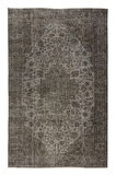 198x300 Cm El Dokuması Gri Halı. Mutfak, Oturma Odası, Çocuk Odası, Yatak Odası Ve Ofis Için Halı