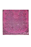 152x285 Cm El Dokuması Yeniden Boyanmış Eski Türk Halısı, Modern Pembe El Yapımı Yünlü Halı