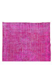 178x282 Cm El Dokuması Yeniden Boyanmış Eski Türk Halısı, Modern Pembe El Yapımı Yünlü Halı