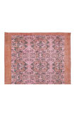 210x326 Cm Pembe Renkli Yünlü Halı, Modern El Dokuması Yeniden Boyanmış Eski Türk Halısı