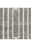 183x275 cm El Dokuması Tülü Halı, El Yapımı Bej ve Gri Geometrik Halı, 100% Yün, Oturma Odası Halısı