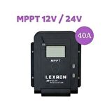 LEXRON 40 AMPER MPPT SOLAR ŞARJ REGÜLATÖRÜ DİJİTAL