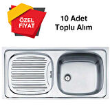 Teka EBM 45 Paslanmaz Sol ( 86x43,5 ) 10 Adet