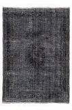 (175 X 248 CM) Gri Tonlarda El Dokuması Anadolu Halısı, Sade Ve Düz Isparta Halısı