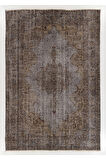 (202 X 298 CM) Kahverengi Tonlarda El Dokuması Anadolu Halısı, Madalyon Desenli Halı