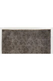 ( 185 X 278 Cm) Gri Tonlarda %100 El Dokuması Anadolu Halısı, Madalyon Ve Çiçek Desenli Halı