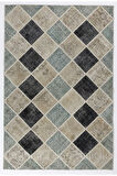 200x300 cm Açık Tonlarda El Dokuması Patchwork Halı, Çok Renkli Patchwork