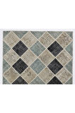 200x300 cm Açık Tonlarda El Dokuması Patchwork Halı, Çok Renkli Patchwork