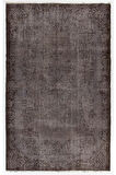 (182 X 286 CM) Kahverengi Renkli Anadolu Halısı, %100 El Dokuması Madalyon Desenli Halı