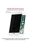 Iphone 8 Beyaz Privacy Kavisli Hayalet Gizlilik Filitreli Full Ekran Koruyucu