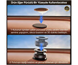 Hyundai Bayon 2021-2022-2023-2024-2025 Telefon Tutucu Hareketli Mekanizmalı Ayarlanabilir Vakumlu Neodimyum Güçlü Mıknatıslı