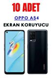 Oppo A54 Temperli Cam Ekran Koruyucu Süper Ekonomik Paket ( 10 Adet )