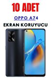 Oppo A74 Temperli Cam Ekran Koruyucu Süper Ekonomik Paket ( 10 Adet )