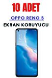 Oppo Reno 5 Temperli Cam Ekran Koruyucu Süper Ekonomik Paket ( 10 Adet )