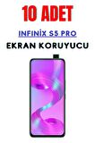 Infinix S5 Pro Temperli Cam Ekran Koruyucu Süper Ekonomik Paket ( 10 Adet )
