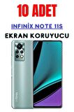 Infinİx Note 11s Temperli Cam Ekran Koruyucu Süper Ekonomik Paket ( 10 Adet )