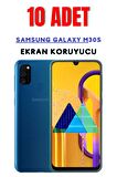 Samsung Galaxy M30s Temperli Cam Ekran Koruyucu Süper Ekonomik Paket ( 10 Adet )