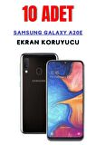 Samsung Galaxy A20e Temperli Cam Ekran Koruyucu Süper Ekonomik Paket ( 10 Adet )