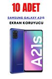 Samsung Galaxy A21s Temperli Cam Ekran Koruyucu Süper Ekonomik Paket ( 10 Adet )