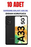 Samsung Galaxy A33 5G Temperli Cam Ekran Koruyucu Süper Ekonomik Paket ( 10 Adet )