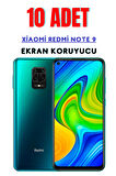 Xiaomi Redmi Note 9 Temperli Cam Ekran Koruyucu Süper Ekonomik Paket ( 10 Adet )