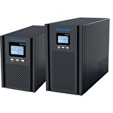 TESCOM TEOS+ 1 kVA 1F/1F (2X9AH) 5/10dk Lcd Online UPS