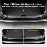 TESLA MODEL Y VE JUNİPER İÇİN UYUMLU ARKA BAGAJ EŞİK KORUMA KAPLAMASI