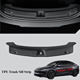 TESLA MODEL Y VE JUNİPER İÇİN UYUMLU ARKA BAGAJ EŞİK KORUMA KAPLAMASI