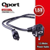 Q-POWY1_5  Q-POWY1.5 1.5 METRE NOTEBOOK POWER KABLOSU