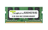B26D4SC19/8G 8GB DDR4 2666MHz CL19 Notebook Belleği