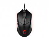 GG CLUTCH GM08 GAMING MOUSE 4.200 DPI PIXART PAW3519 OPTIK SENSOR RED LED 1.8M KABLO AYARLANABILIR AGIRLIK ALTIN KAPLAMA USB BAGLANTI OYUNCU FARESI